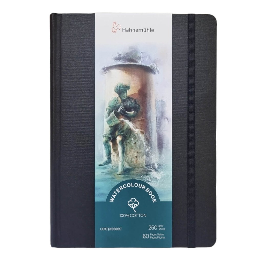 Hahnemuhle A5 Watercolour 100 Cotton Portrait Book K&M Evans Trading